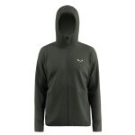 Salewa Kurtka z kapturem Puez Merino Durastretch (wysoki komfort noszenia) ciemnooliwkowa męska