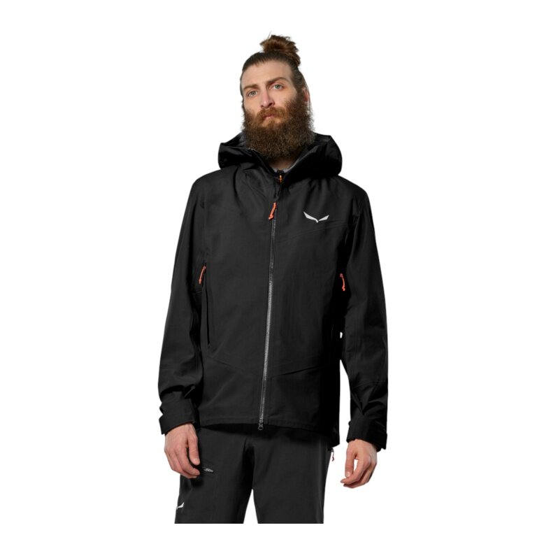 Salewa męska kurtka hardshell Ortles GTX 3L EPE (wodoodporna, wiatroszczelna) czarna