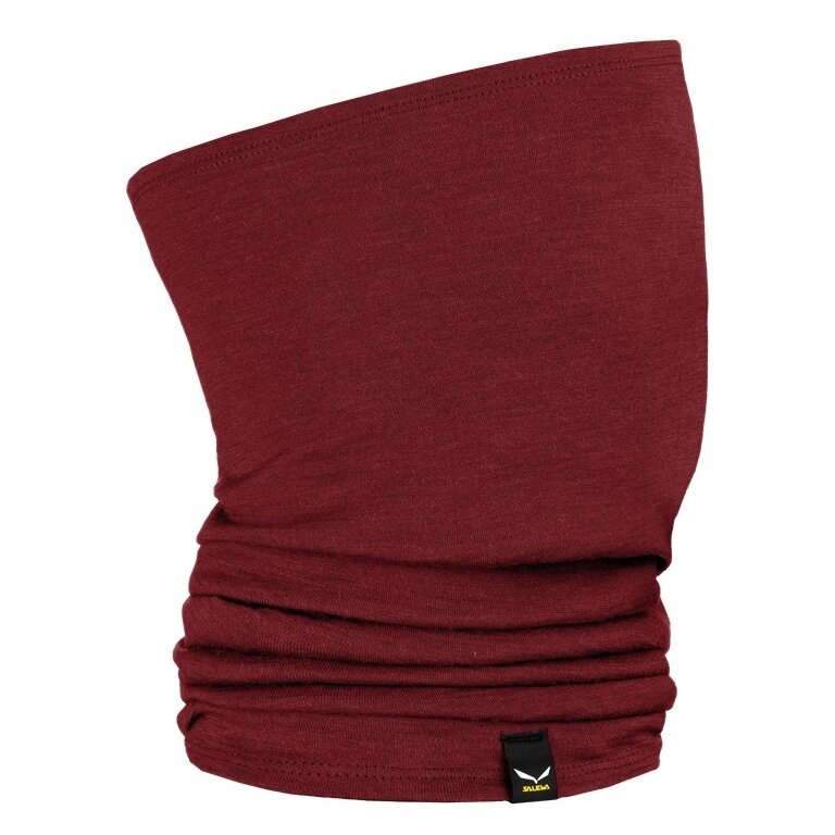 Salewa Szalik (ochraniacz szyi) Icono Merino Necktube (ciepły i oddychający) bordowy