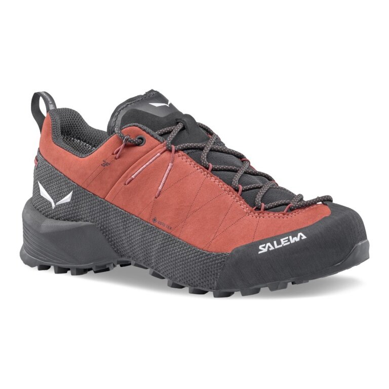 Salewa buty trekkingowe Wildfire Leather 2 GTX (podejście, skóra nubukowa, wodoodporne) czerwono/czarne damskie