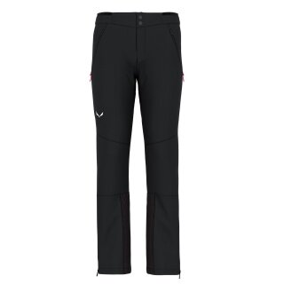 Salewa Zimowe spodnie softshell Lagorai Durastretch (lekkie, wodoodporne, oddychające) czarne męskie