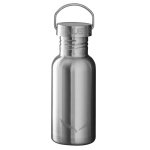 Salewa Butelka na napoje Aurino ze stali nierdzewnej (lekka, wytrzymały materiał) 500ml srebrna