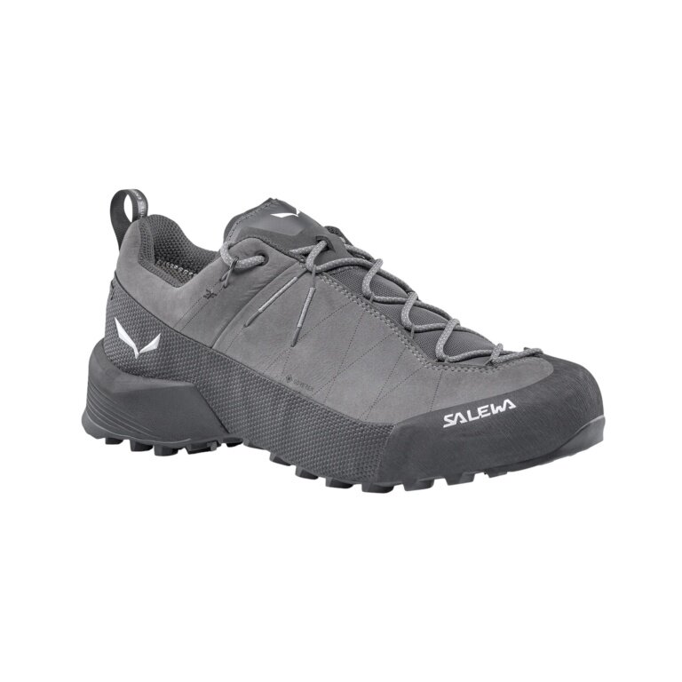 Salewa buty trekkingowe Wildfire Leather 2 GTX (podejście, skóra nubukowa, wodoodporne) szare/czarne męskie