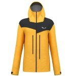 Salewa Kurtka zimowa Ortles 3L Powertex (3-warstwowa hardshell, wodoodporna i wiatroszczelna) żółta męska