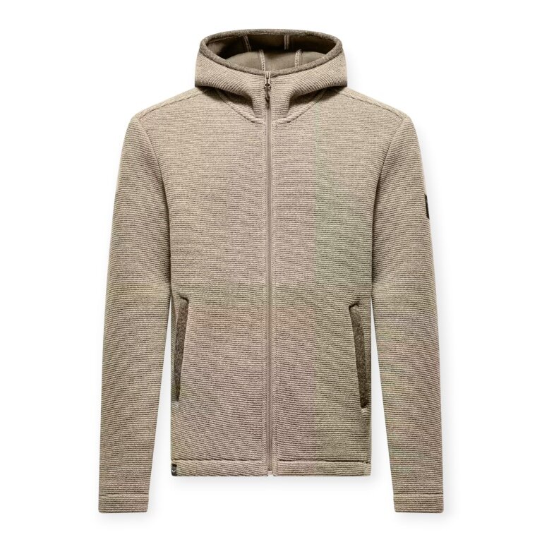 Salewa wełniana kurtka Fanes Sarner Full-Zip (z alpejskiego wełnianego dzianiny, ciepła) piaskowy beż mężczyźni