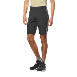 Spodnie wędrówkowe Salewa Softshell Puez Talveno DST (4-kierunkowy stretch, szybkoschnące) krótkie czarne męskie