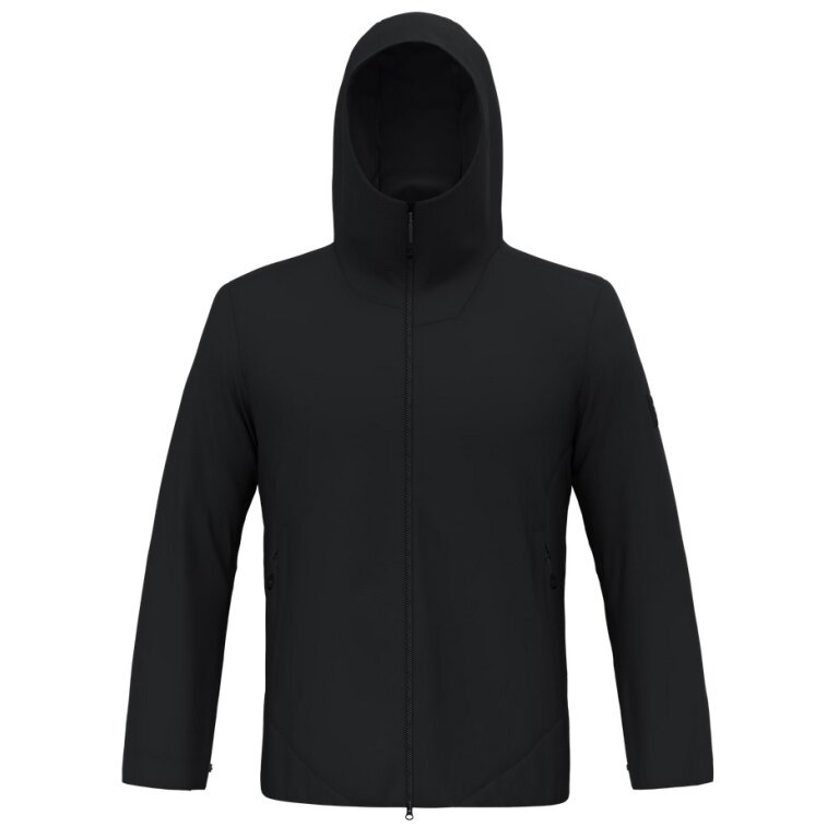 Salewa kurtka izolacyjna Fanes 2w1 Powertex (kurtka 2-warstwowa, wodoodporna, wiatroszczelna) czarna męska