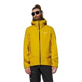 Salewa męska kurtka trekkingowa Ortles GTX 3L EPE (wodoodporna, wiatroszczelna) złota