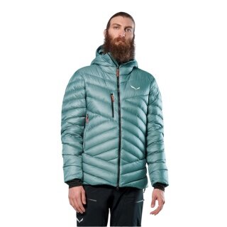 Kurtka puchowa Salewa Ortles Medium 3 RDS (ciepła, wodoodporna i wiatroszczelna, kompresyjna) tealblue męska