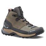 Salewa buty trekkingowe Puez Leather Mid Powertex (Trekking, nubuk, wodoodporne) bungee cord brązowy/onyks dla kobiet