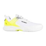 Salming Halowe buty do tenisa Fusion Pro Stabilność 2025 białe/żółte męskie