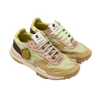 Satorisan Sneaker Chacrona Linen Blush Pink - zielony/wielokolorowy Damskie