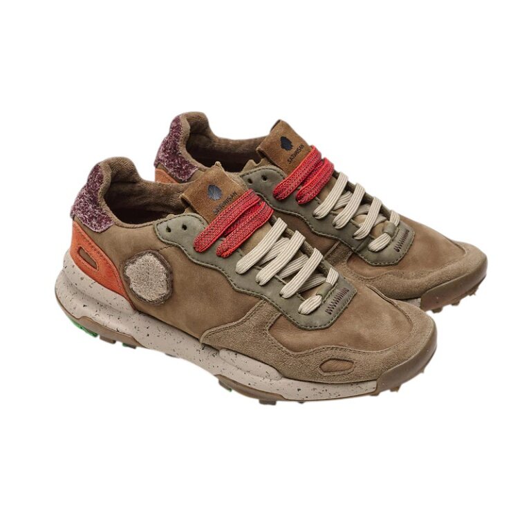 Satorisan Sneaker Chacrona Premium ciemno brązowy męski