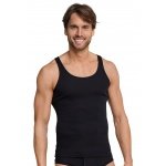 Schiesser Bielizna Podkoszulka Original Feinripp czarna Mężczyźni