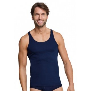 Schiesser Podkoszulka Original Feinripp granatowa Męska