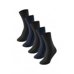 Schiesser Skarpetki Dzienna Crew Bluebird Stay Fresh granatowo/czarne - 5 par