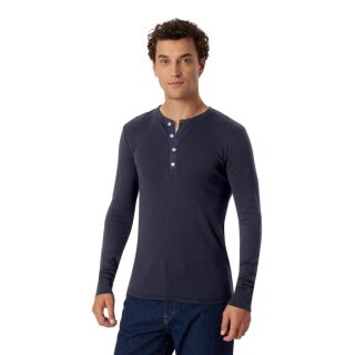 Schiesser Freizeit Longsleeve Revival Karl-Heinz grafitowy męski