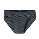 Schiesser bielizna slip Long Life Soft Supermini w paski nocny niebieski męski - 1 sztuka