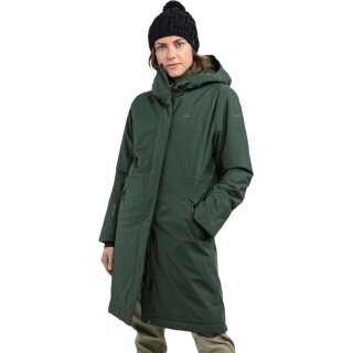 Schöffel Zimowy Parka Urban Insulated Coat Style Gregale WMS (wodoodporny, oddychający) ciemnozielony Damski
