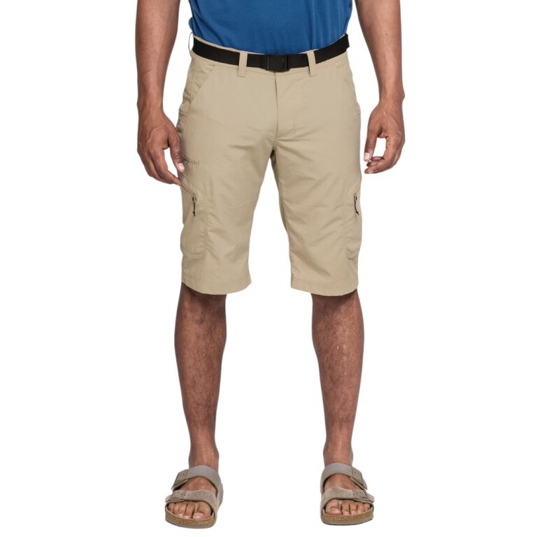 Spodnie turystyczne Schöffel Silvaplana2 (ochrona UV) krótkie beżowe męskie