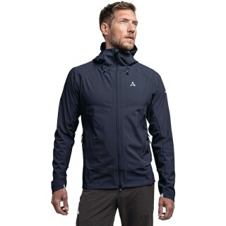 Kurtka Softshell Schöffel Mangart - 4D Body Mapping, wiatroszczelna - granatowa męska
