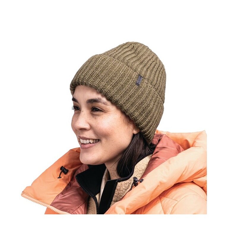 Czapka dzianinowa Schöffel Medford (struktura prążkowana) beżowa - 1 sztuka