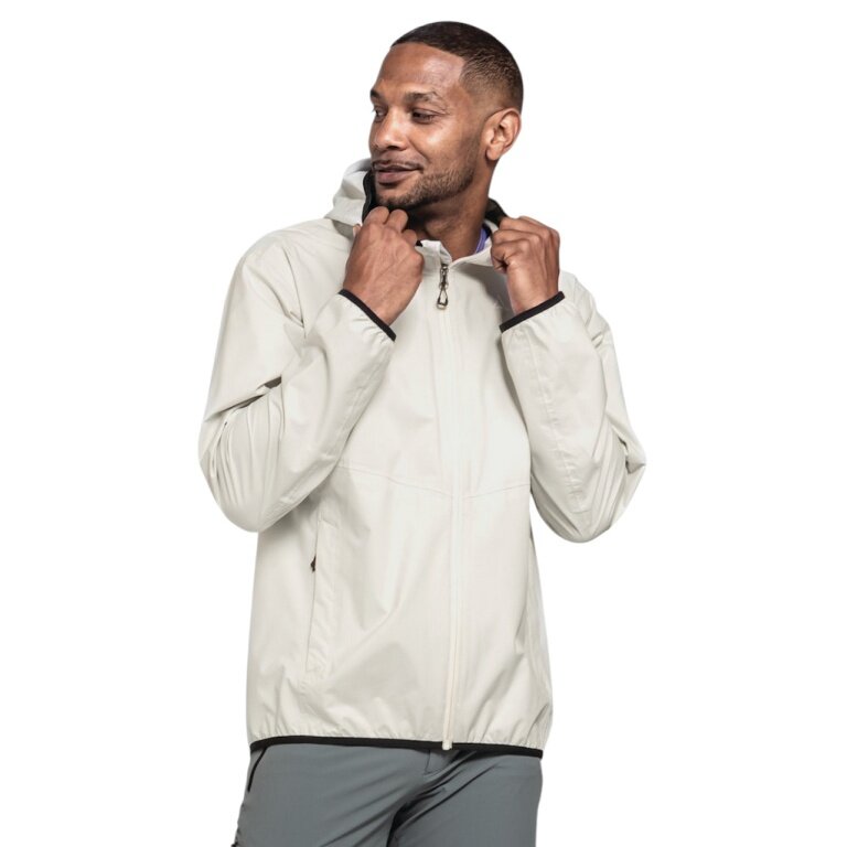 Kurtka trekkingowa Schöffel Hiking Style Migandi MNS (2.5-warstwowa, wodoodporna, oddychająca) biała męska