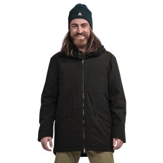 Kurtka przejściowa Schöffel Urban Insulated Parka Style Malkay (wodoodporna, oddychająca) czarna męska