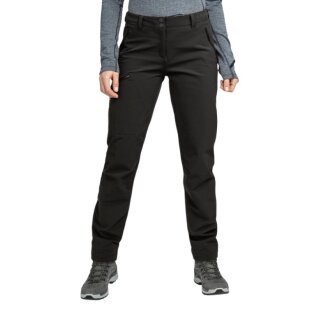 Spodnie wędrówkowe Schöffel Ascona Warm Pant (4-kierunkowy stretch, wodoodporne) długie asfaltowo-szare/czarne dla kobiet