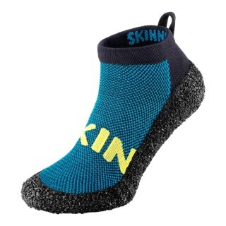 Skinners Barfusschuhsocke Essentials 2.0 Mid-Cut Petrol (ochrona, komfort na każdej nawierzchni) niebieskie męskie