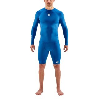 Skins Funkcyjna koszulka z długim rękawem 1-Series (dopasowana) niebieska męska