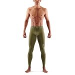 Skins Spodnie Funkcyjne 3-Series Tight Long (dopasowane) khaki męskie
