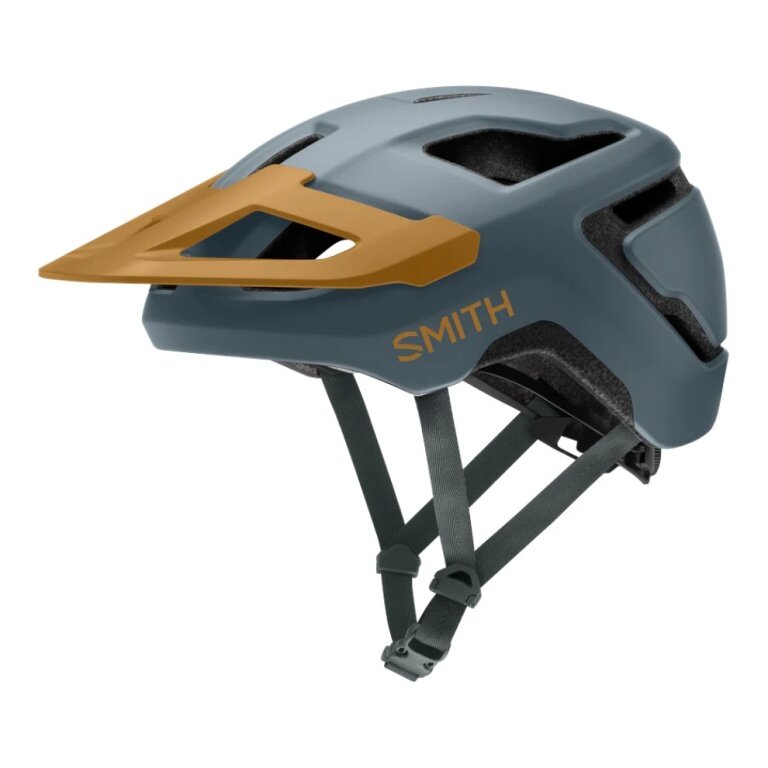 Kask rowerowy Smith Pilot Mips Matowy Flint - szaro-niebieski