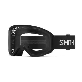 Okulary rowerowe Smith Loam MTB (szkło Carbonic-X, 100% ochrona UVA-UVB) czarne/przezroczyste - 1 para okularów
