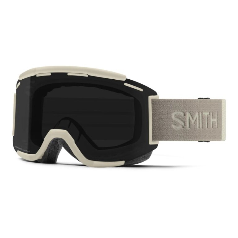 Okulary rowerowe Smith Squad MTB (soczewka ChromaPop) beżowo-czarne - 1 para okularów
