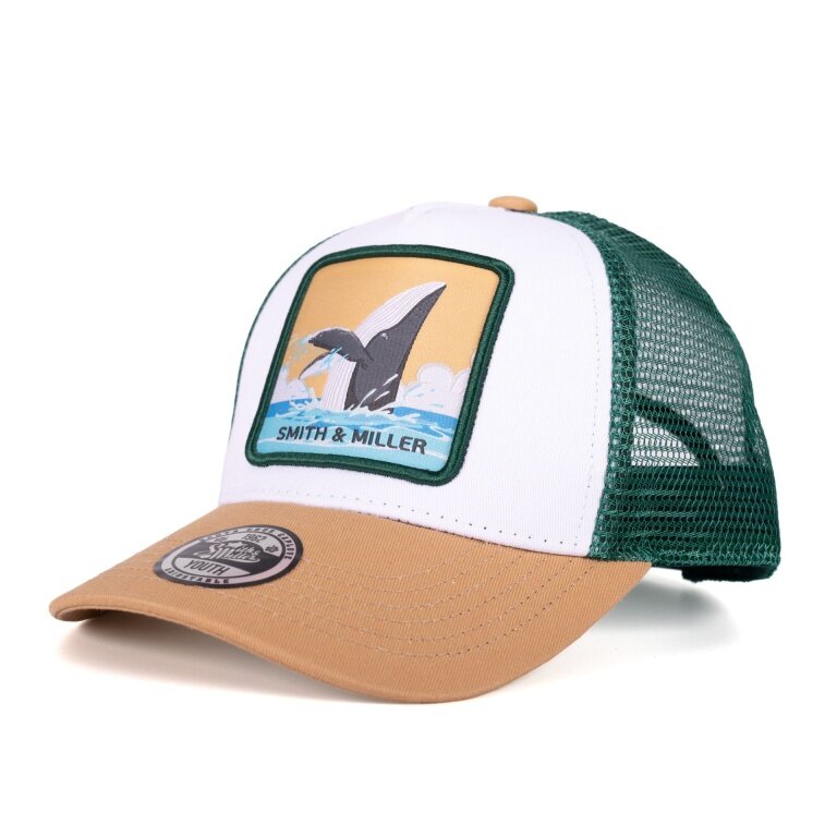 Czapka Smith&Miller Miramar Trucker dla młodzieży biała/mustardowa/zielona - 1 sztuka