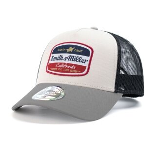 Czapka Smith&Miller Vicent Trucker szara/kamienna - 1 sztuka