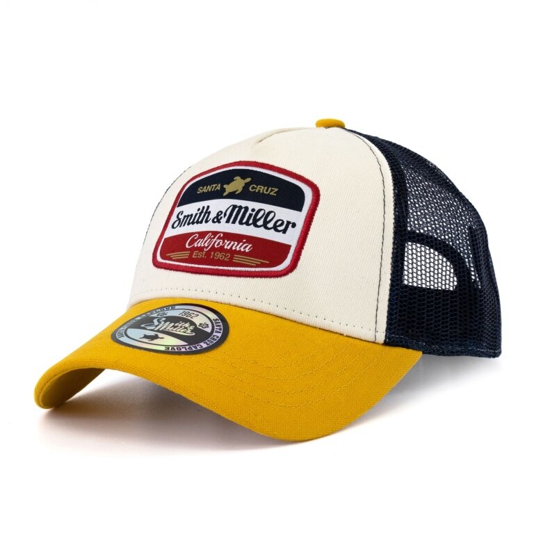 Czapka Smith&Miller Vicent Trucker Cap mangożółta/kamienna - 1 sztuka