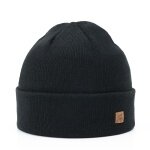 Smith&Miller Czapka (Beanie) Basic Cuff - czarna - 1 sztuka