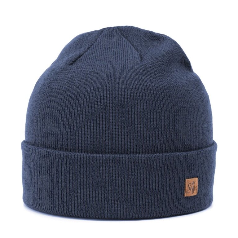 Czapka Smith&Miller (Beanie) Basic Cuff - granatowa - 1 sztuka