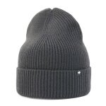 Czapka beanie Smith&Miller Fred WB - szara - 1 sztuka