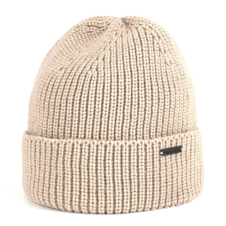 Smith&Miller czapka beanie Logan - beżowa - 1 sztuka