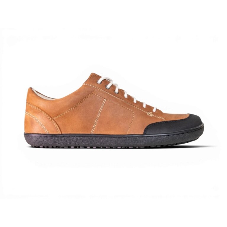 Sole Runner Buty Barfusowe Sneakers Ares Cognac (Skóra nubukowa) brązowe