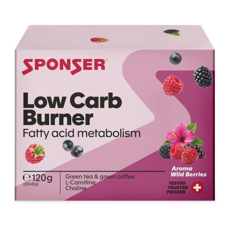 Sponser Low Carb Burner (Napój do treningu metabolizmu tłuszczu) 20x6g Box