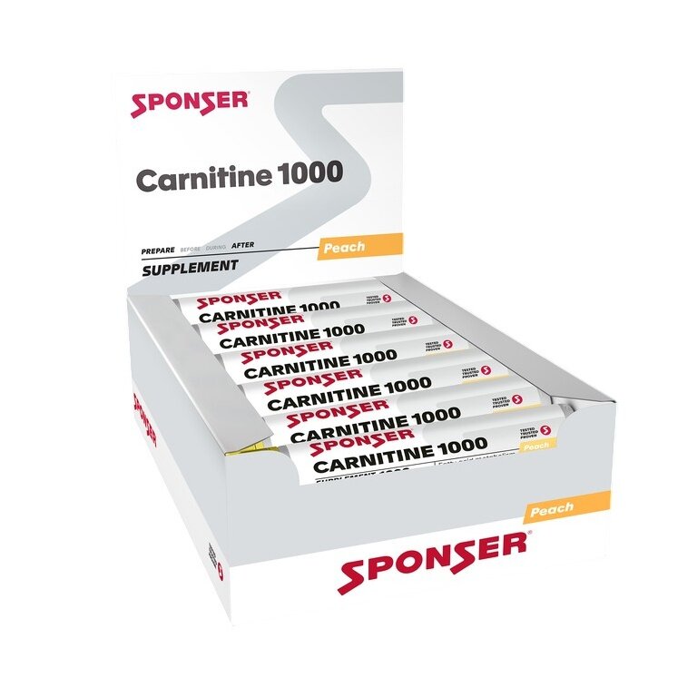 Sponser Karnityna 1000 Ampułka (wspiera metabolizm kwasów tłuszczowych i funkcję mięśni) 30x25ml Pudełko
