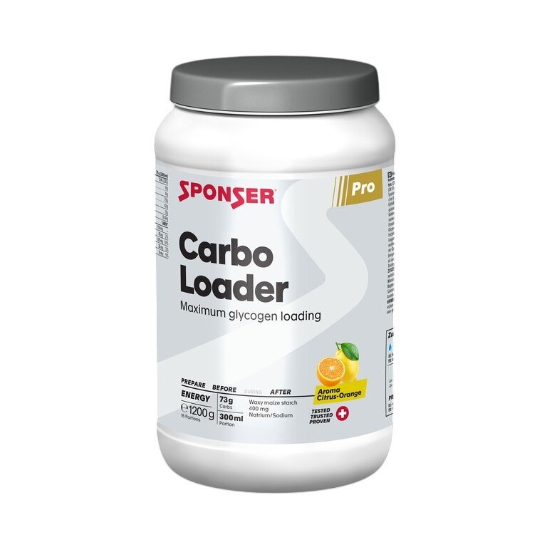 Sponser Energy Carbo Loader (Roztwór węglowodanowo-elektrolitowy) Cytrus/Pomarańcza 1200g puszka
