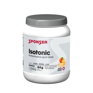 Sponser Energy Isotonic Sportdrink (izotoniczny napój orzeźwiający o owocowym smaku) Brzoskwinia 1000g puszka