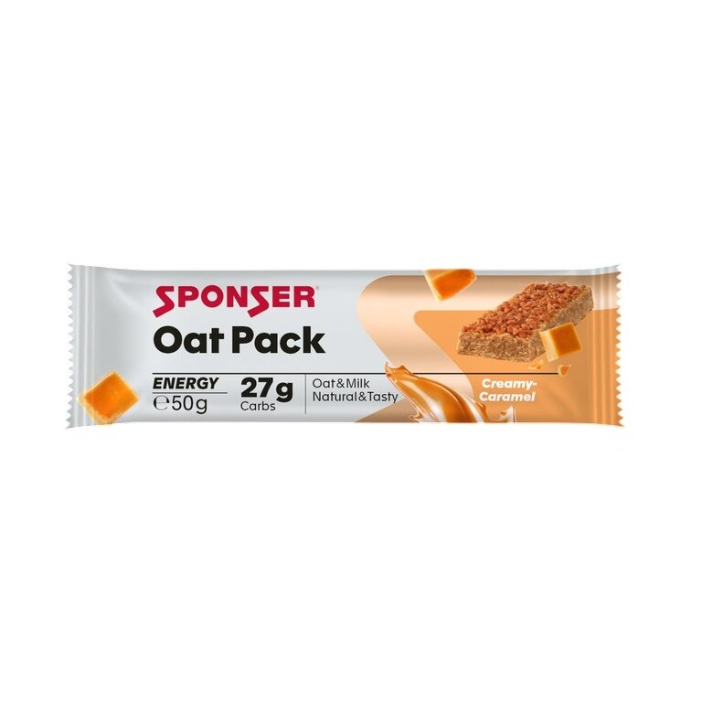 Sponser Energy Oat Pack (skondensowana energia z owsa) Karmelowy 25x50g Pudełko