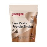 Sponser Low Carb Protein Shake (wysokiej jakości białko z serwatki, mleka i jaj, 300mg L-Karnityny na porcję) Czekolada 500g worek