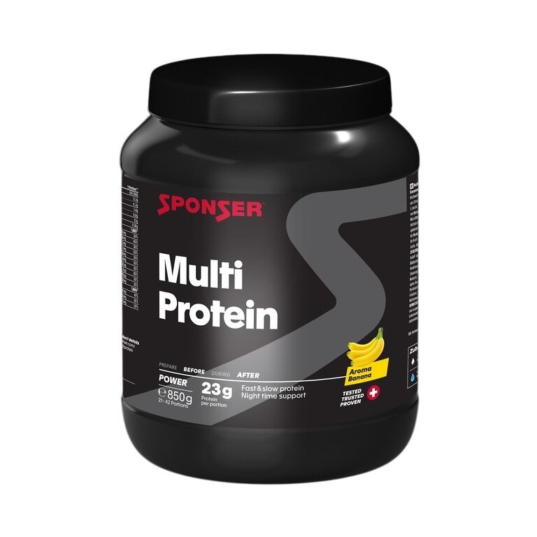 Sponser Power Multi Protein CFF (Białko wieloskładnikowe) Banan 850g Puszka
